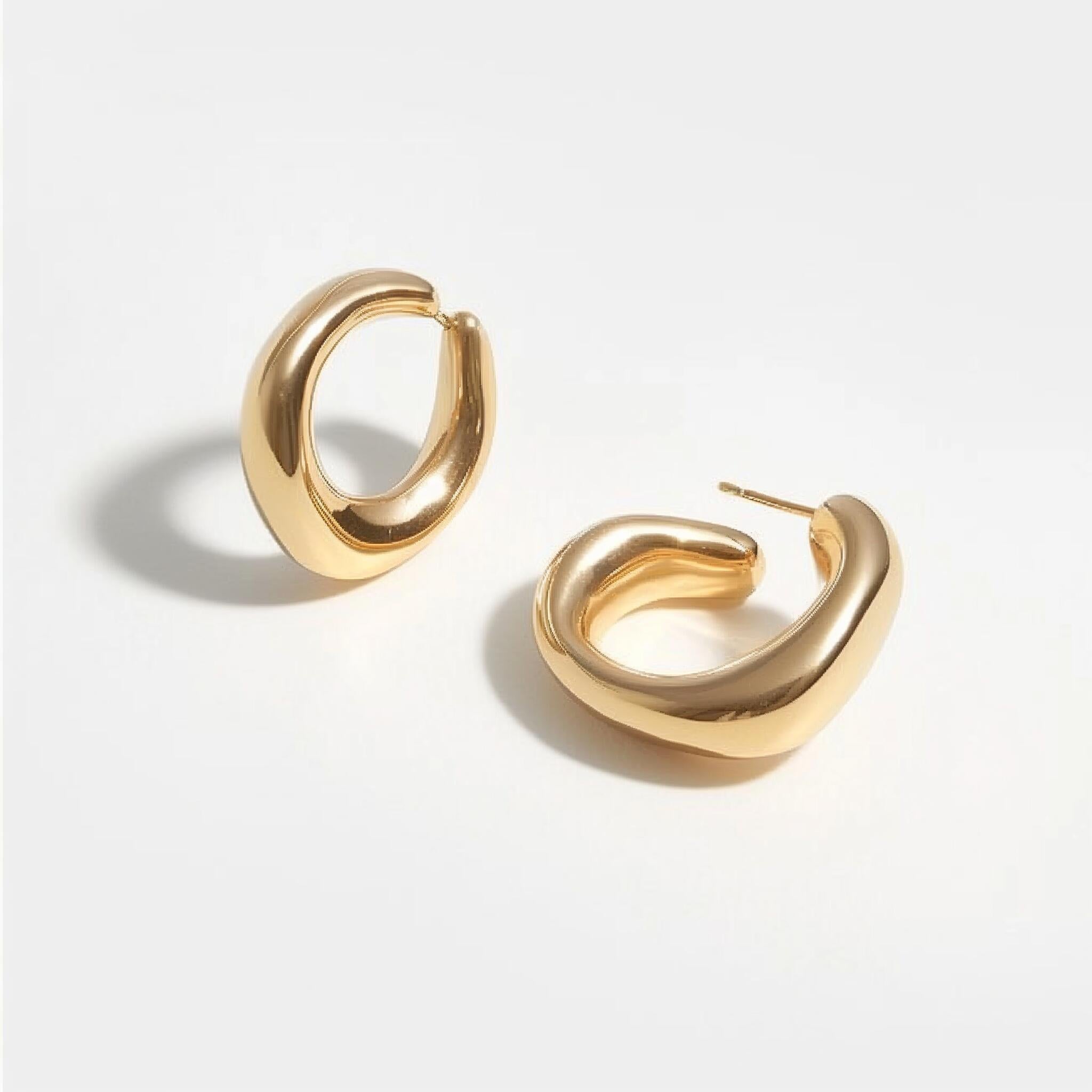 Golden earrings